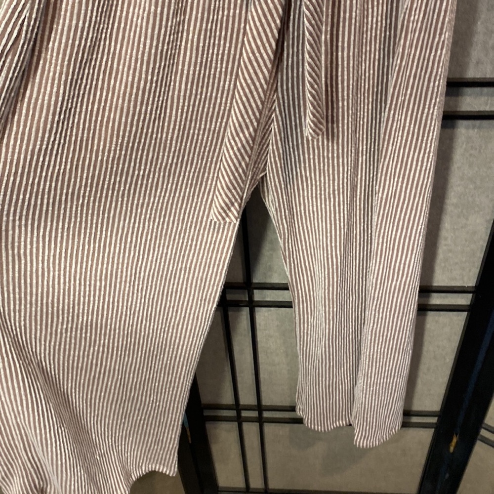 Caution to the Wind size M pinstriped romper NWT - Picture 3 of 10